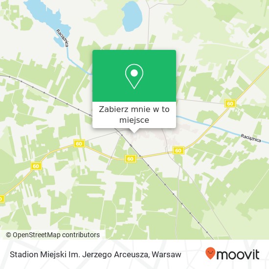 Mapa Stadion Miejski Im. Jerzego Arceusza