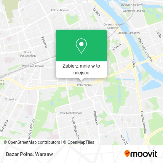 Mapa Bazar Polna