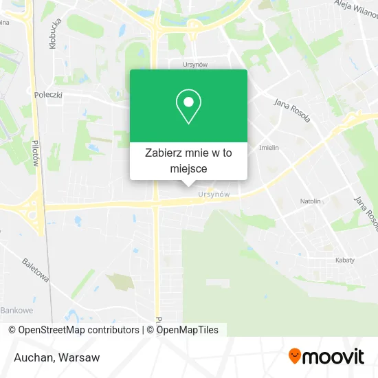 Mapa Auchan