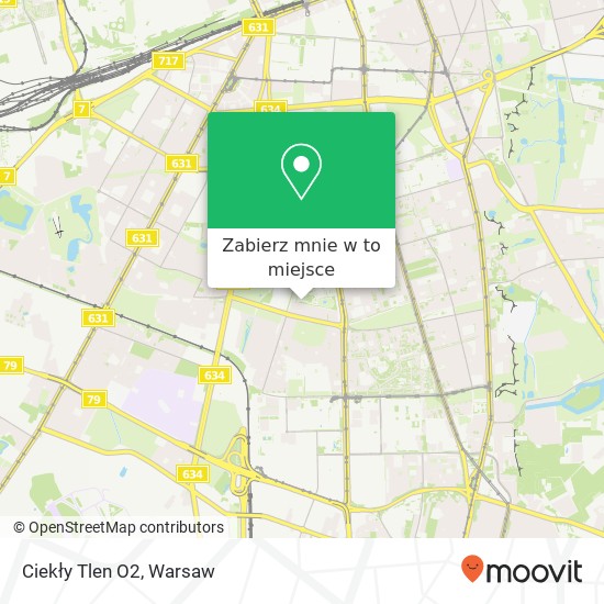 Mapa Ciekły Tlen O2