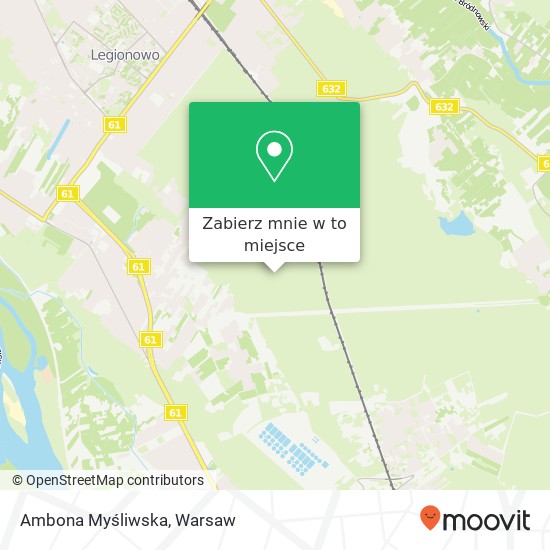 Mapa Ambona Myśliwska