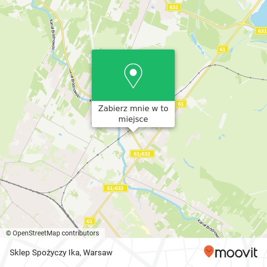 Mapa Sklep Spożyczy Ika