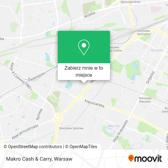 Mapa Makro Cash & Carry