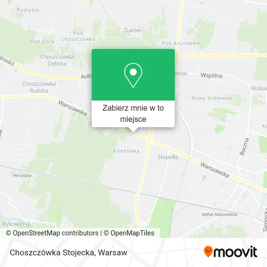 Mapa Choszczówka Stojecka