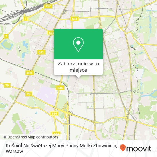 Mapa Kościół Najświętszej Maryi Panny Matki Zbawiciela