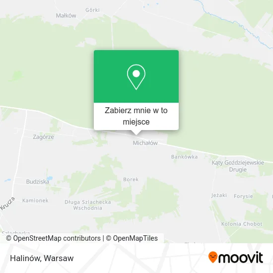 Mapa Halinów
