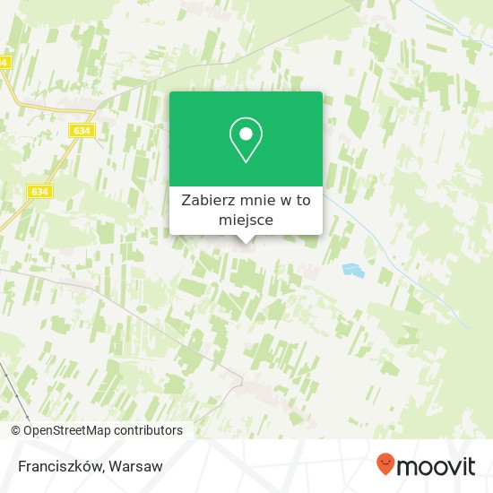 Mapa Franciszków