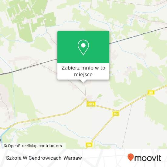 Mapa Szkoła W Cendrowicach