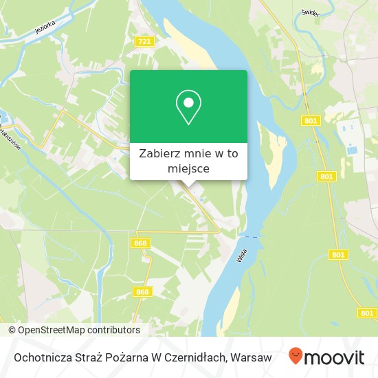 Mapa Ochotnicza Straż Pożarna W Czernidłach