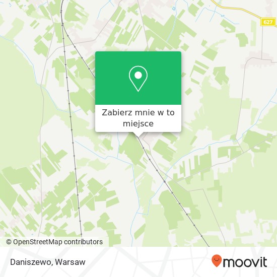 Mapa Daniszewo