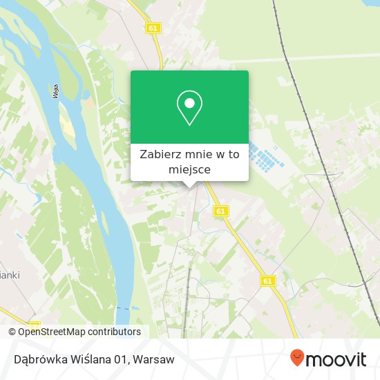 Mapa Dąbrówka Wiślana 01