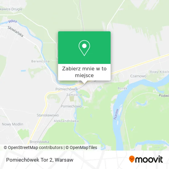 Mapa Pomiechówek Tor 2