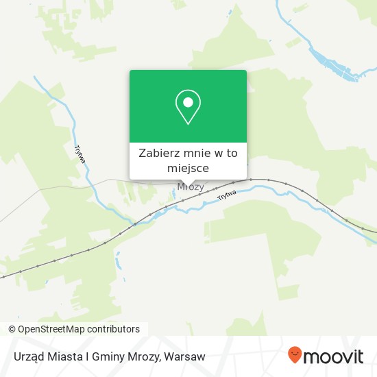 Mapa Urząd Miasta I Gminy Mrozy