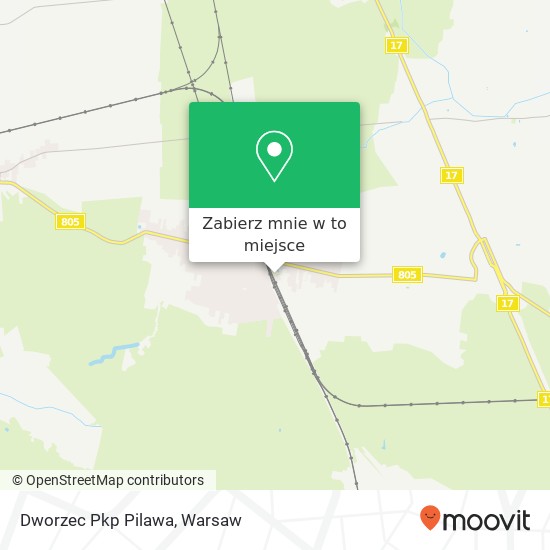 Mapa Dworzec Pkp Pilawa