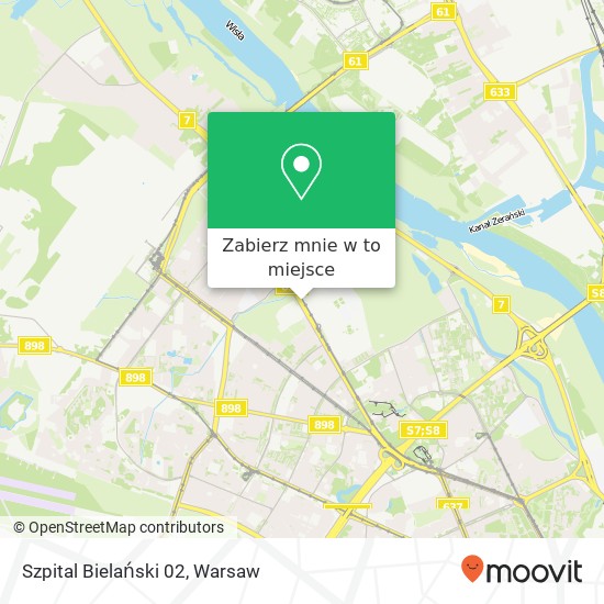 Mapa Szpital Bielański 02