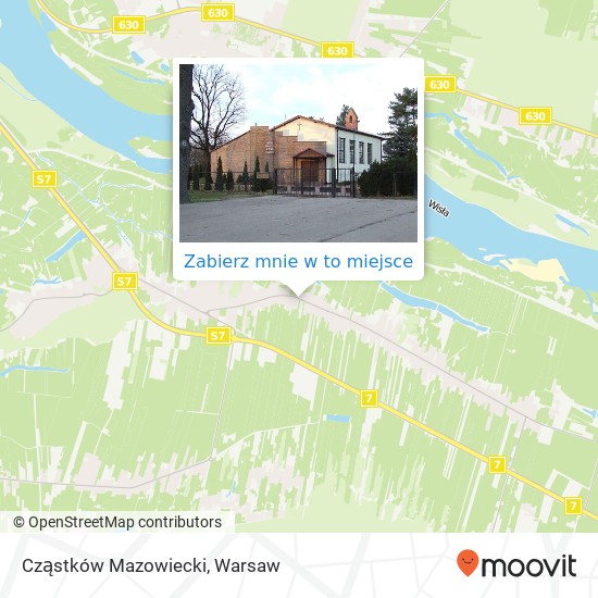 Mapa Cząstków Mazowiecki