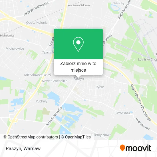 Mapa Raszyn
