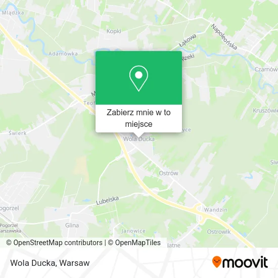 Mapa Wola Ducka