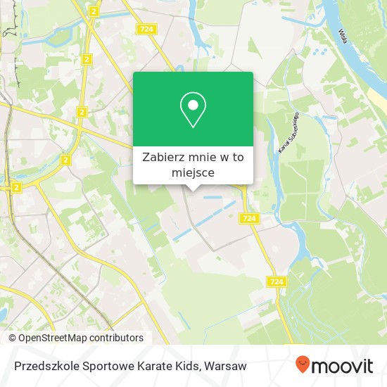 Mapa Przedszkole Sportowe Karate Kids