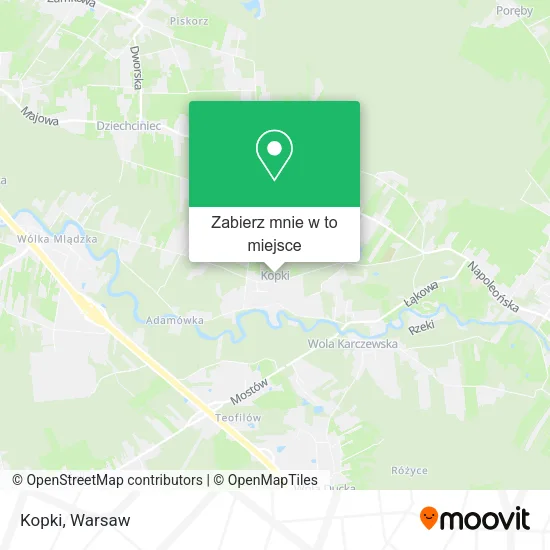 Mapa Kopki
