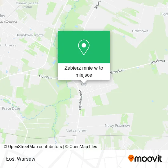 Mapa Łoś