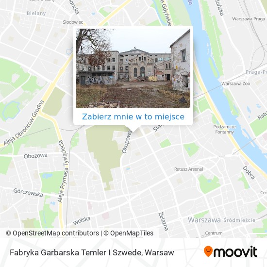 Mapa Fabryka Garbarska Temler I Szwede