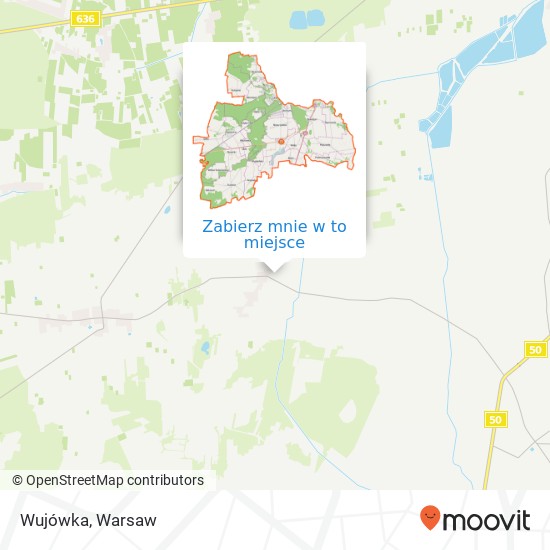 Mapa Wujówka