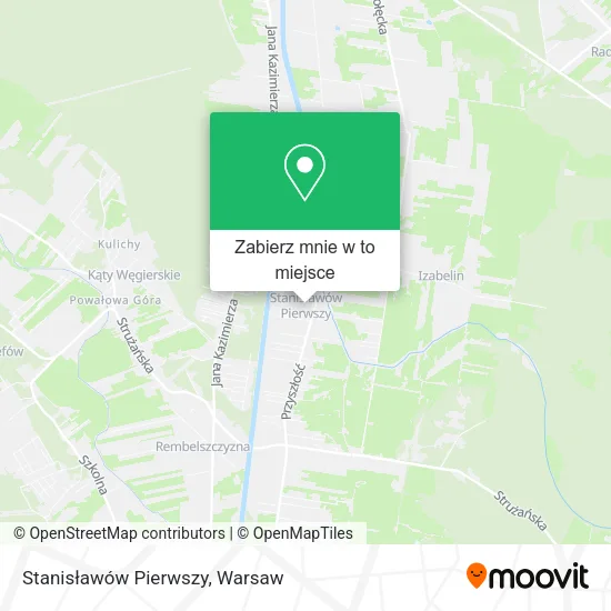 Mapa Stanisławów Pierwszy