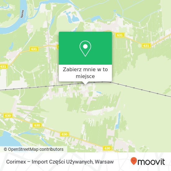 Mapa Corimex – Import Części Używanych