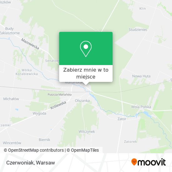 Mapa Czerwoniak