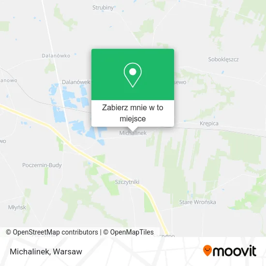 Mapa Michalinek