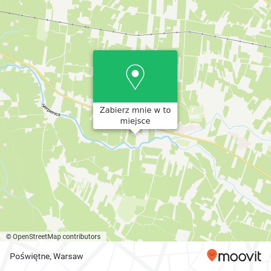 Mapa Poświętne