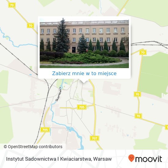 Mapa Instytut Sadownictwa I Kwiaciarstwa