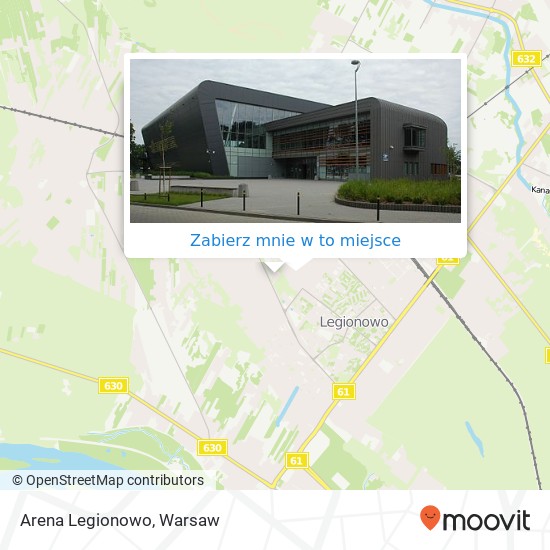 Mapa Arena Legionowo