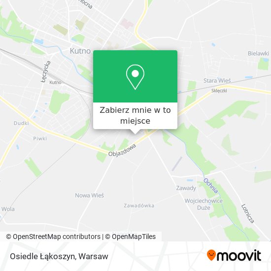 Mapa Osiedle Łąkoszyn