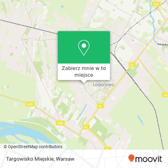 Mapa Targowisko Miejskie