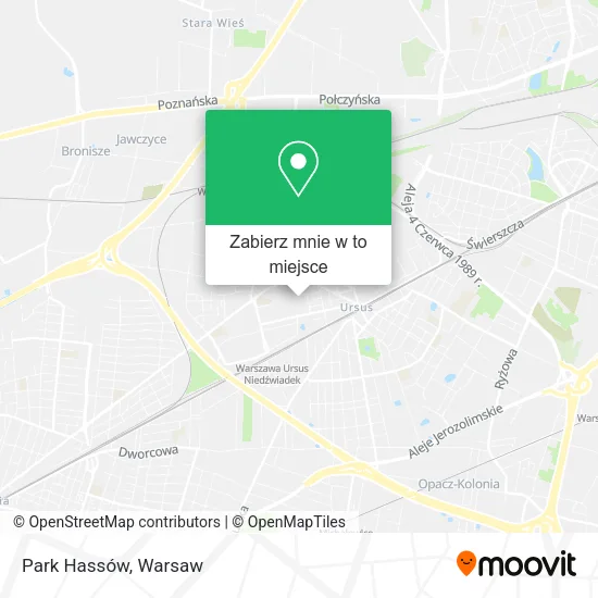 Mapa Park Hassów