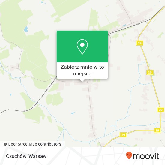 Mapa Czuchów