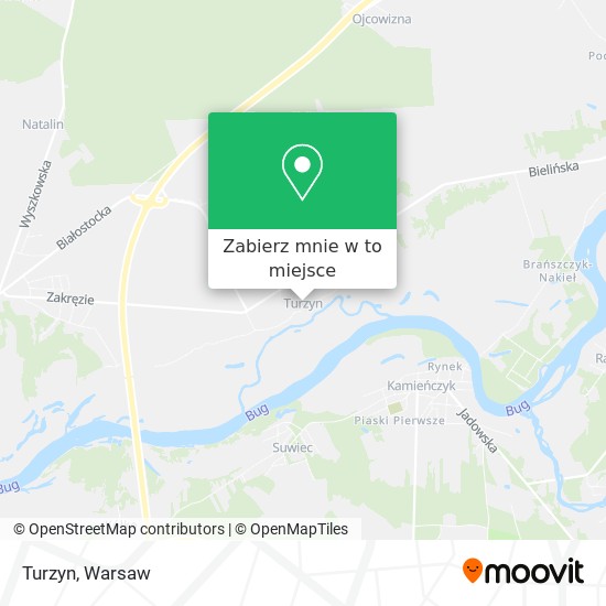 Mapa Turzyn