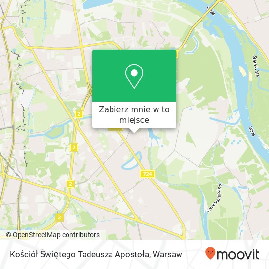 Mapa Kościół Świętego Tadeusza Apostoła