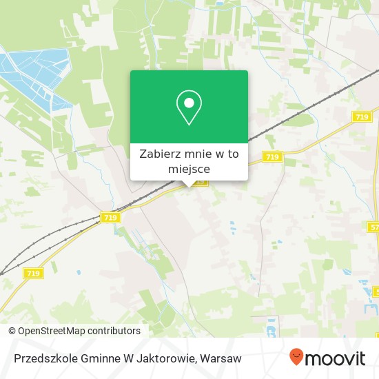 Mapa Przedszkole Gminne W Jaktorowie