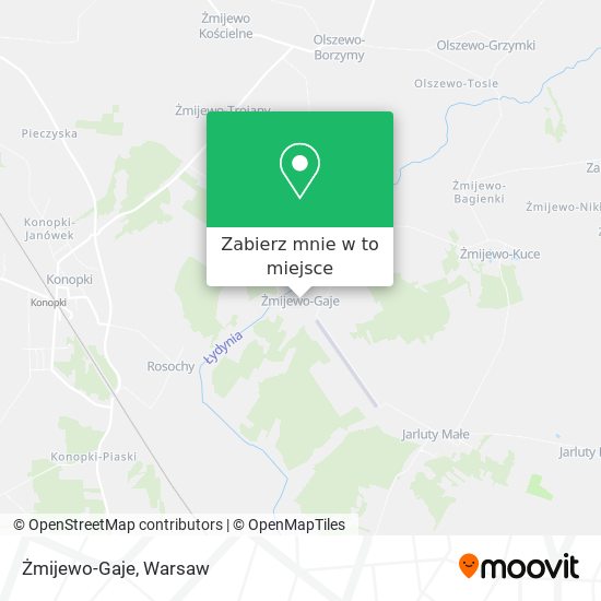 Mapa Żmijewo-Gaje