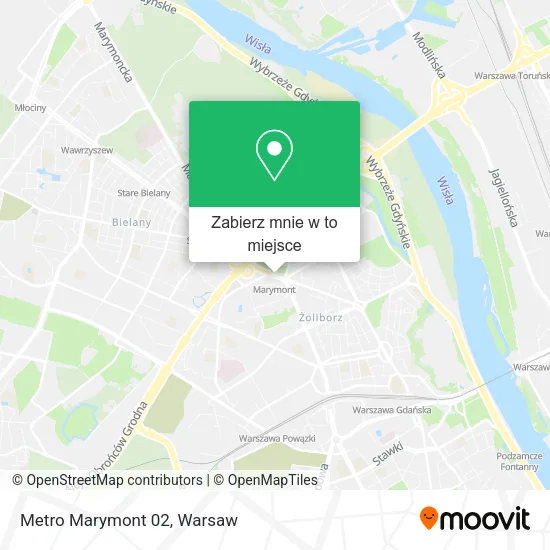 Mapa Metro Marymont 02