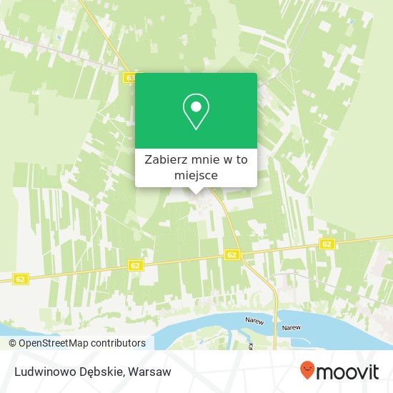 Mapa Ludwinowo Dębskie