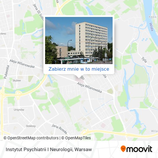 Mapa Instytut Psychiatrii I Neurologii