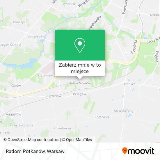 Mapa Radom Potkanów