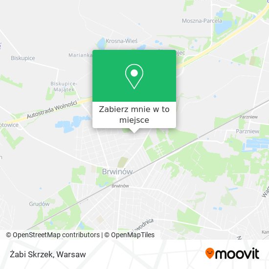 Mapa Żabi Skrzek