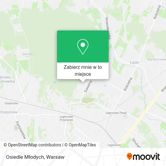 Mapa Osiedle Młodych