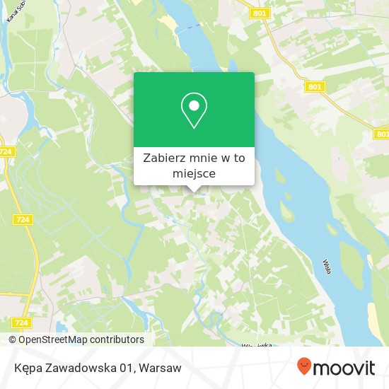 Mapa Kępa Zawadowska 01