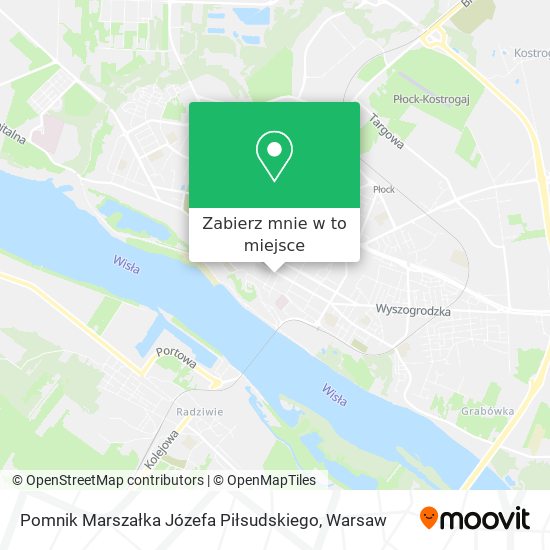 Mapa Pomnik Marszałka Józefa Piłsudskiego